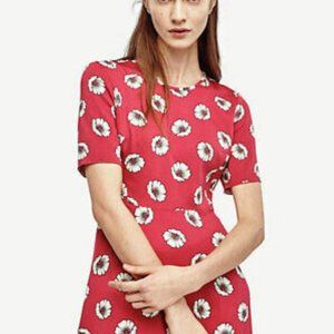 ANN TAYLOR dress pink floral size: 00P